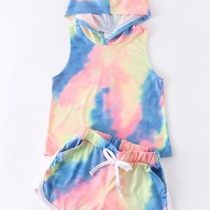 Tie Dye Short Set - Size 6